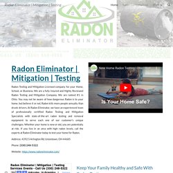 Radon Eliminator