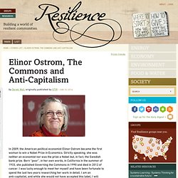Elinor Ostrom, The Commons and Anti-Capitalism