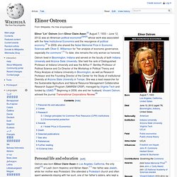 Elinor Ostrom