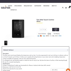 Tylo Elite Touch Control – Saunas.com