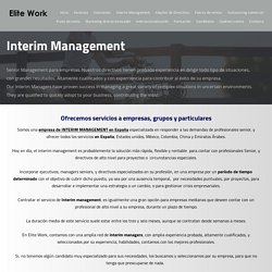 interim Management