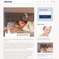 Dream Easy with Elixinol’s CBD Blended Capsules