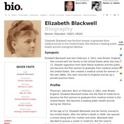 Elizabeth Blackwell Biography