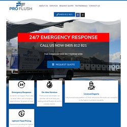 Emergency Plumbing Elizabeth Hills - ProFlush