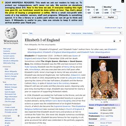 Elizabeth I of England