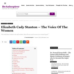 Biography, Women's Rights, Facts & Quotes