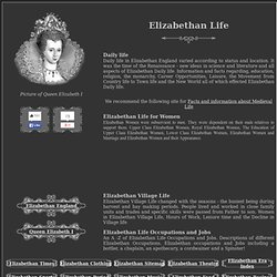 Elizabethan Life