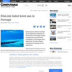 EllaLink-kabel komt aan in Portugal