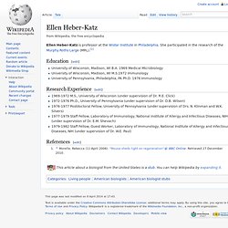 Ellen Heber-Katz - Wikipedia, the free encyclopedia - (Build 20100722150226)