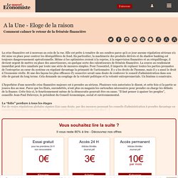 A la Une – Eloge de la raison