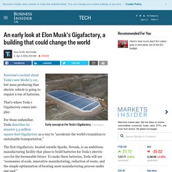 Elon Musk Gigafactory drone footage