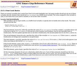 GNU Emacs Lisp Reference Manual