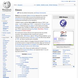 Emacs Wikipédia