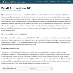 Email Automation 101