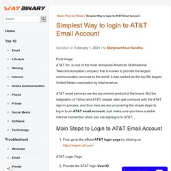 ATT.net Email Login- AT&T Sign in Help- ATT Yahoo Mail