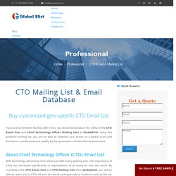 CTO Email Database USA