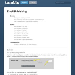Mobile + Email Publishing