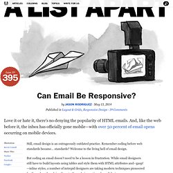Can Email Be Responsive?