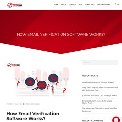 How Email Verification Software Works?