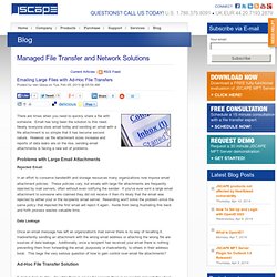 Emailing Large Files with Ad-Hoc File Transfers