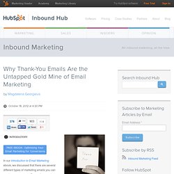 Why Thank-You Emails Are the Untapped Gold Mine of Email Marketing