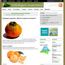 Embalagem sustentável – Mexerica, tangerina ou bergamota