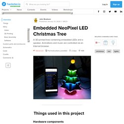 Embedded NeoPixel LED Christmas Tree