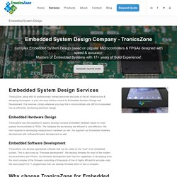 Embedded System Design - #1 Trusted Embedded Systems Experts