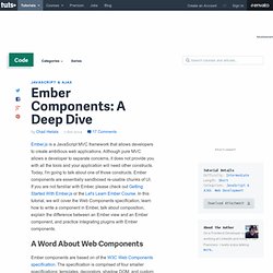 Ember Components: A Deep Dive