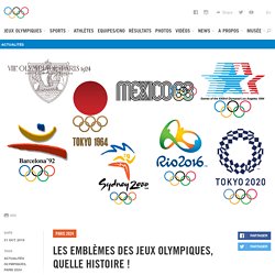 Les emblèmes des Jeux Olympiques, quelle histoire !