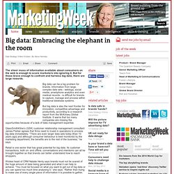 Big data: Embracing the elephant in the room
