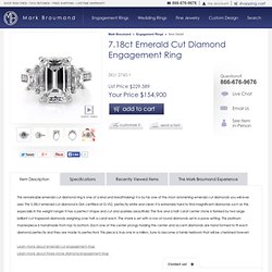 7.18ct Emerald Cut Diamond Engagement Anniversary Ring