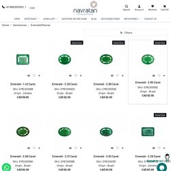 Buy Emerald (Panna) Gemstone Online – Navratan.com