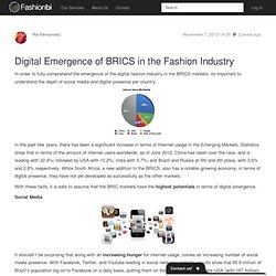 Digital Emergence of BRICS in the Fashion Industry