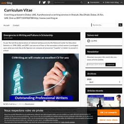Emergencies in Writing and Failures in Scholarship - Curriculum Vitae
