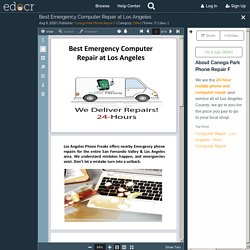 Best Emergency Computer Repair at Los Angeles