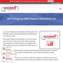 Need Emergency HVAC Repair in Santa Rosa, CA?