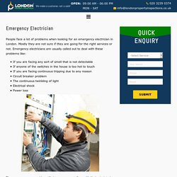 Emergency Electrician - London Uk