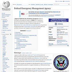 Agence fédérale des situations d'urgence