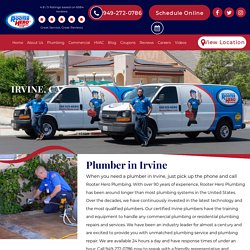 Emergency Local Plumbers in Irvine, CA