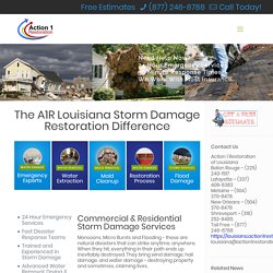 Emergency Storm Damage Restoration Louisiana & Repair Services in NV
