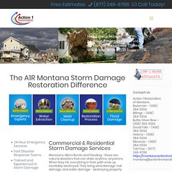 Emergency Storm Damage Restoration Montana & Repair Services in NV