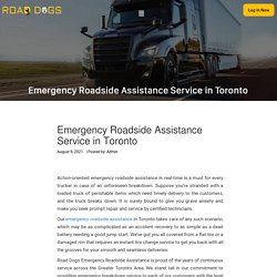 Emergency Roadside Assistance Service in Toronto - Road Dogs