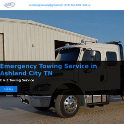 Emergency Towing Service in Ashland City TN
