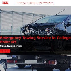 Emergency Towing Service in College Point NY