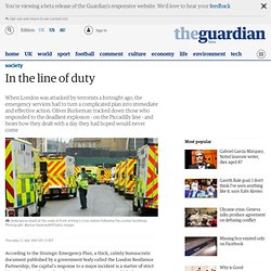 Emergency services and the London bombings