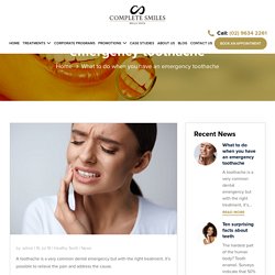 What to do when you have an emergency toothache - Bella Vista Dentist