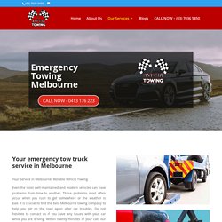 Emergency Towing Melbourne