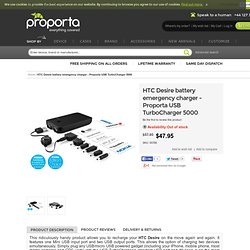 TurboCharger USB 5000 - Batterie Universelle de Secours - Batterie portable