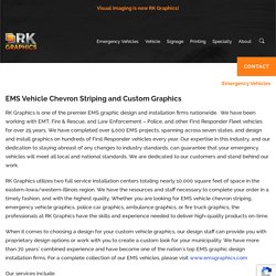 EMS Vehicle Chevron Striping and Custom Graphics – RK Graphics